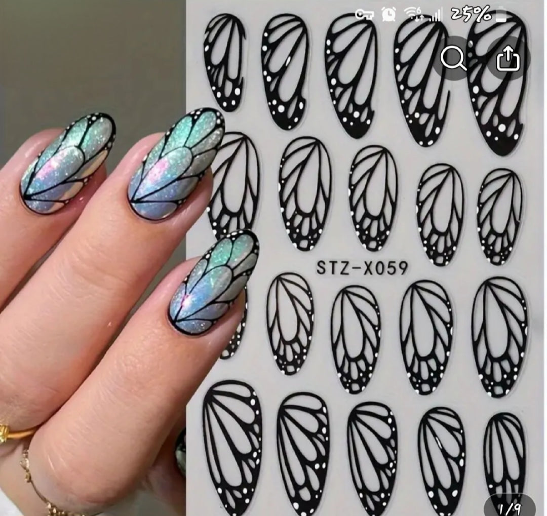 Nail art stickers