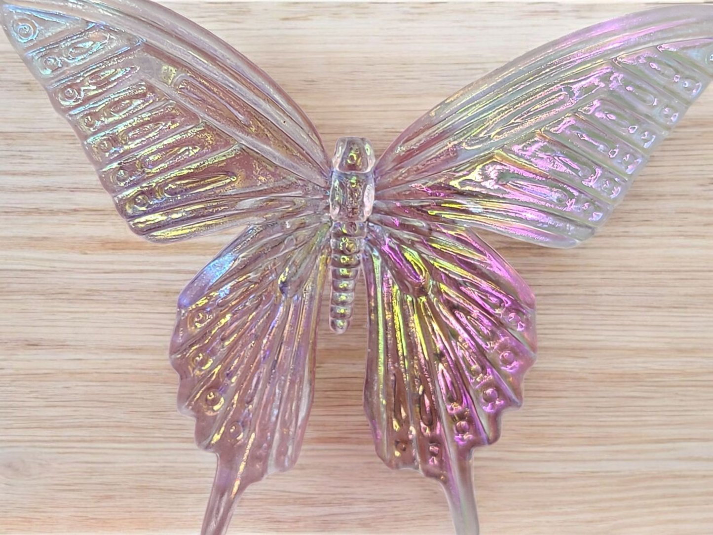 Unicorn chrome butterfly prop