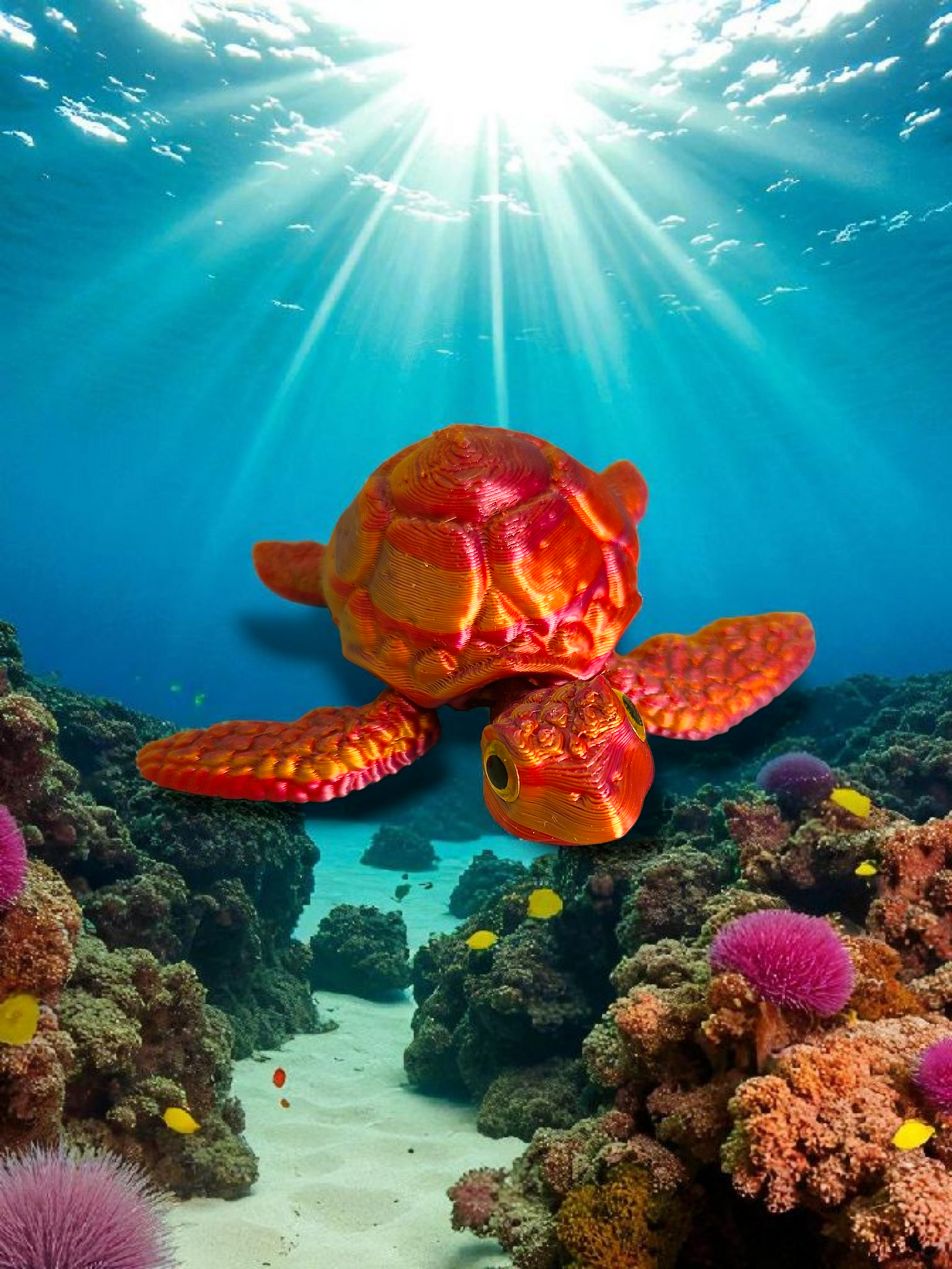 3d printed Sea Turtle Props