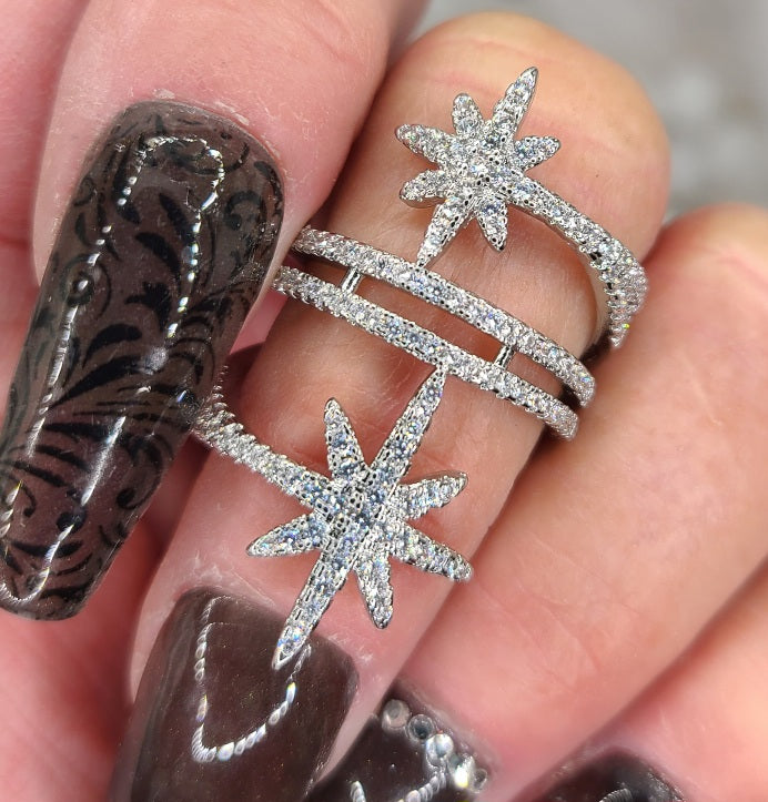 Double star ring