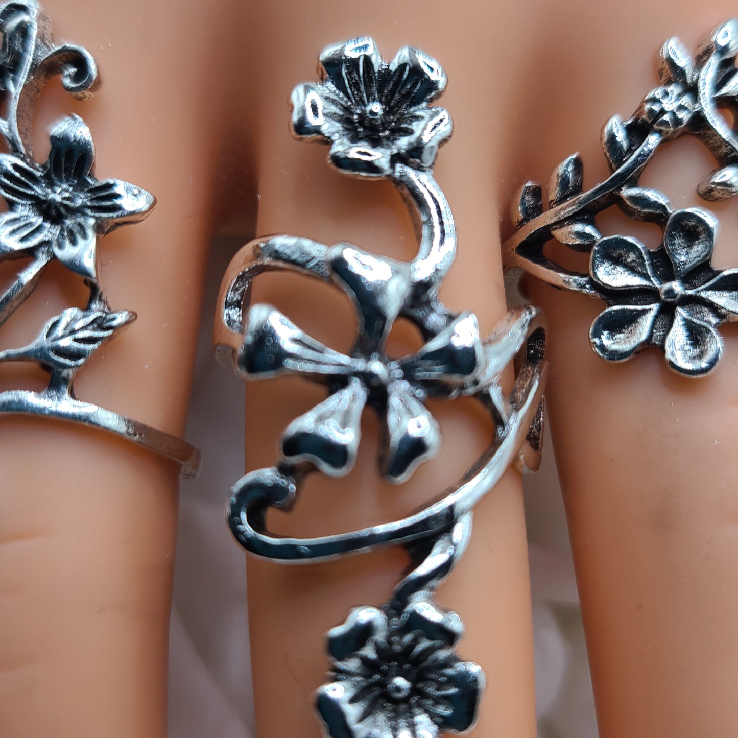 Boho rings.  5 piece set