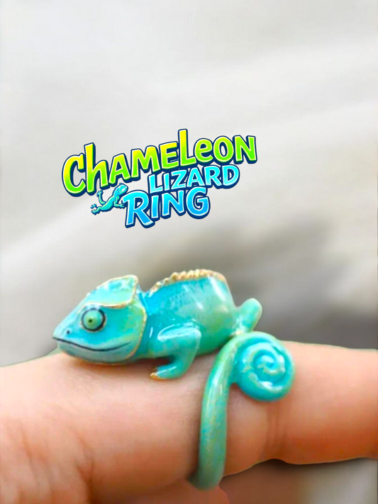 Chameleon Lizard Ring