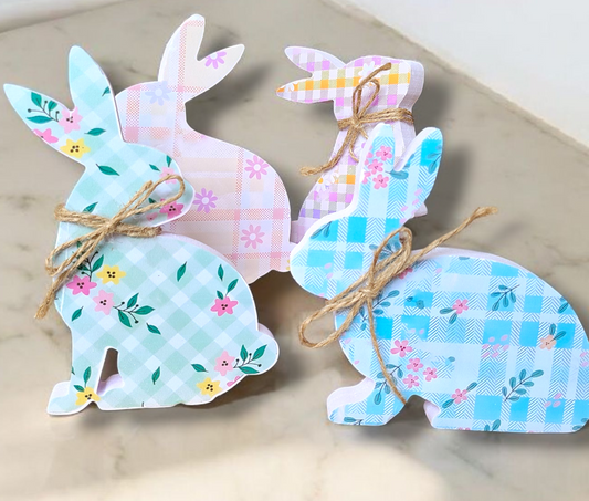 Plaid Bunny Prop