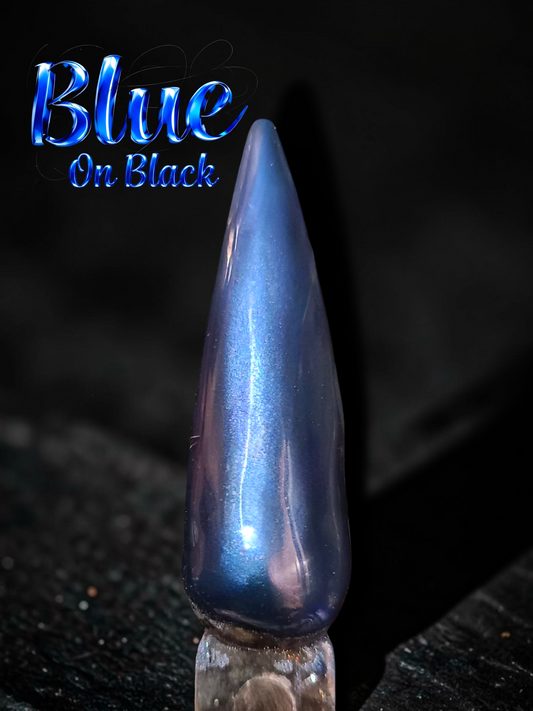 Blue on Black