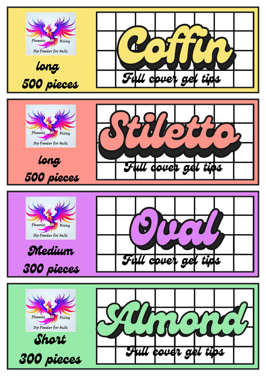 Soft Nail Tips. 300 or 500 count