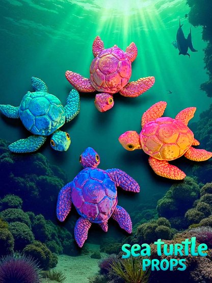 3d printed Sea Turtle Props