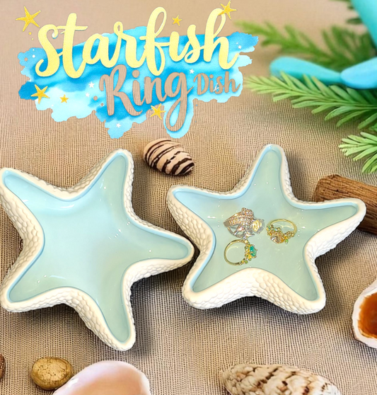 Ceramic Starfish Ring Dish