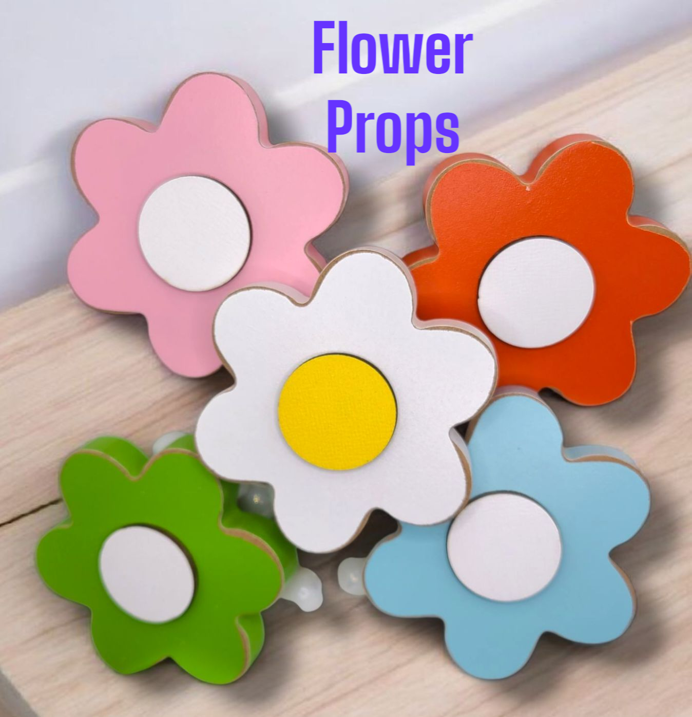 Wooden Flower Props
