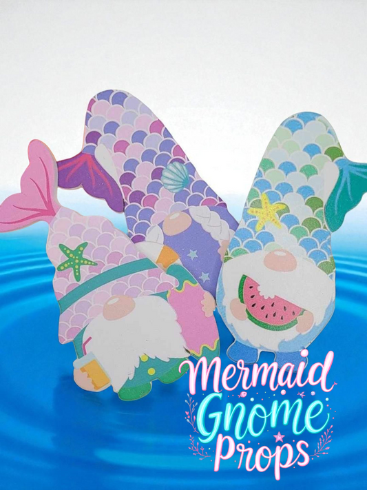 Mermaid Gnome Props