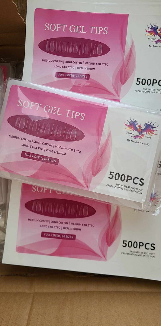 Soft Nail Tips. 300 or 500 count
