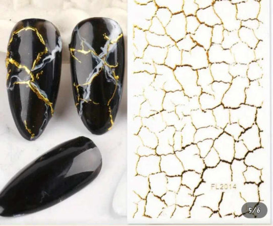 Crackle Art Stickers
